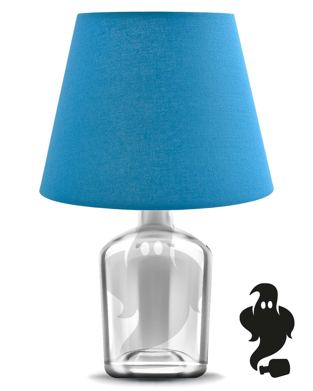 Flaschengeist Lampenschirm → Blau