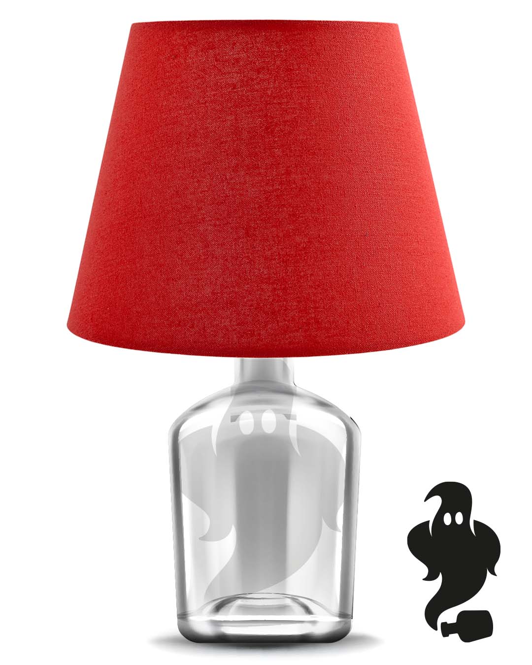 Flaschengeist Lampenschirm → Rot