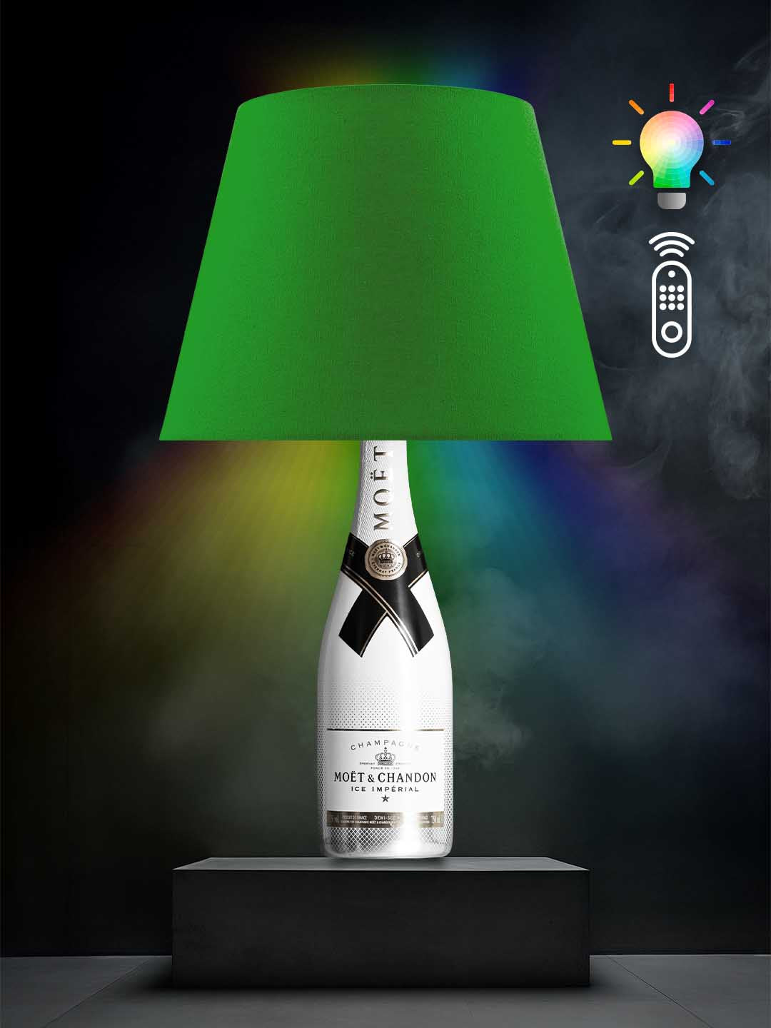 Moet Tischlampe (Grün, RGB)