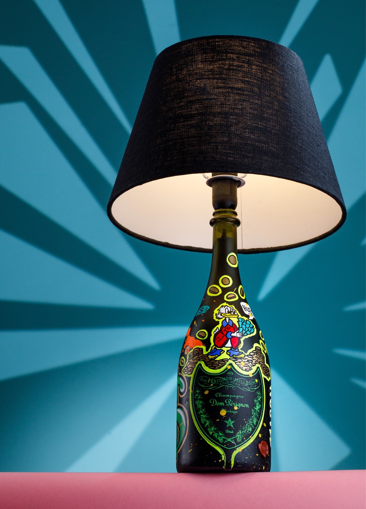Handpainted Illuminous "Hustle" #1
