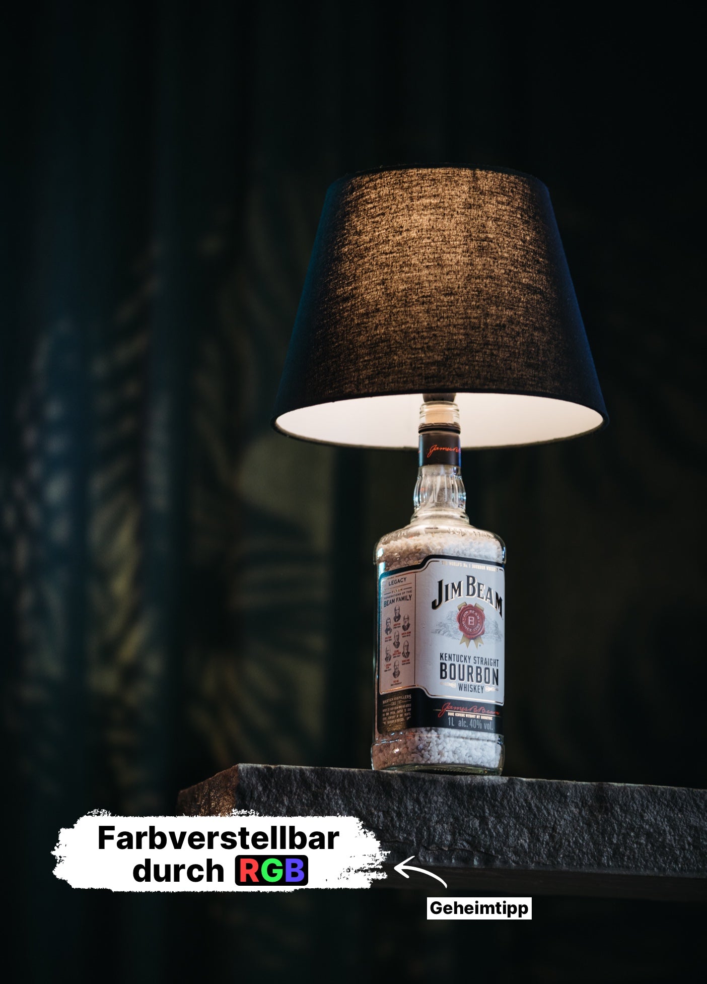 Jim Beam Flasche → Flaschengeist, Mood, RGB