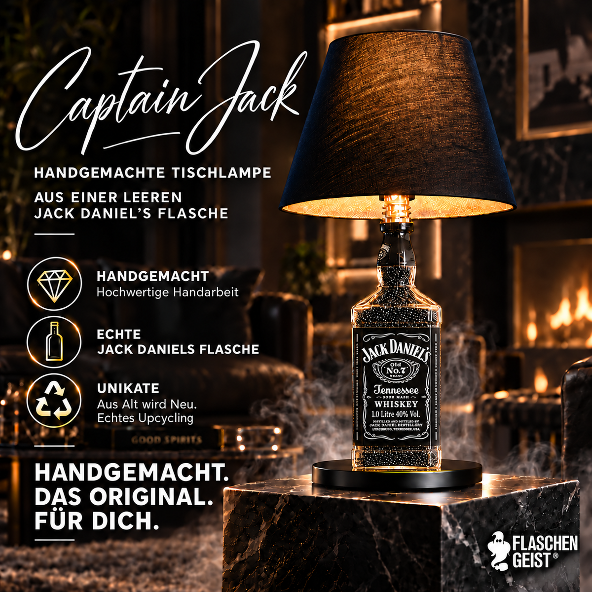 Captain Jack Flaschenlampe – Produktübersicht