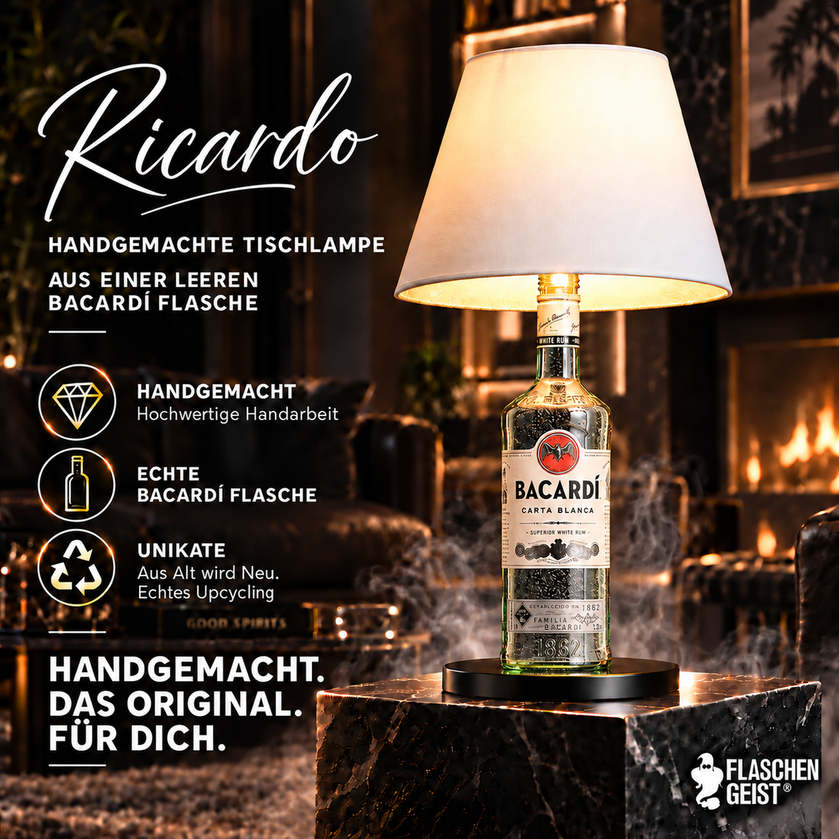 Ricardo Flaschenlampe – Produktübersicht