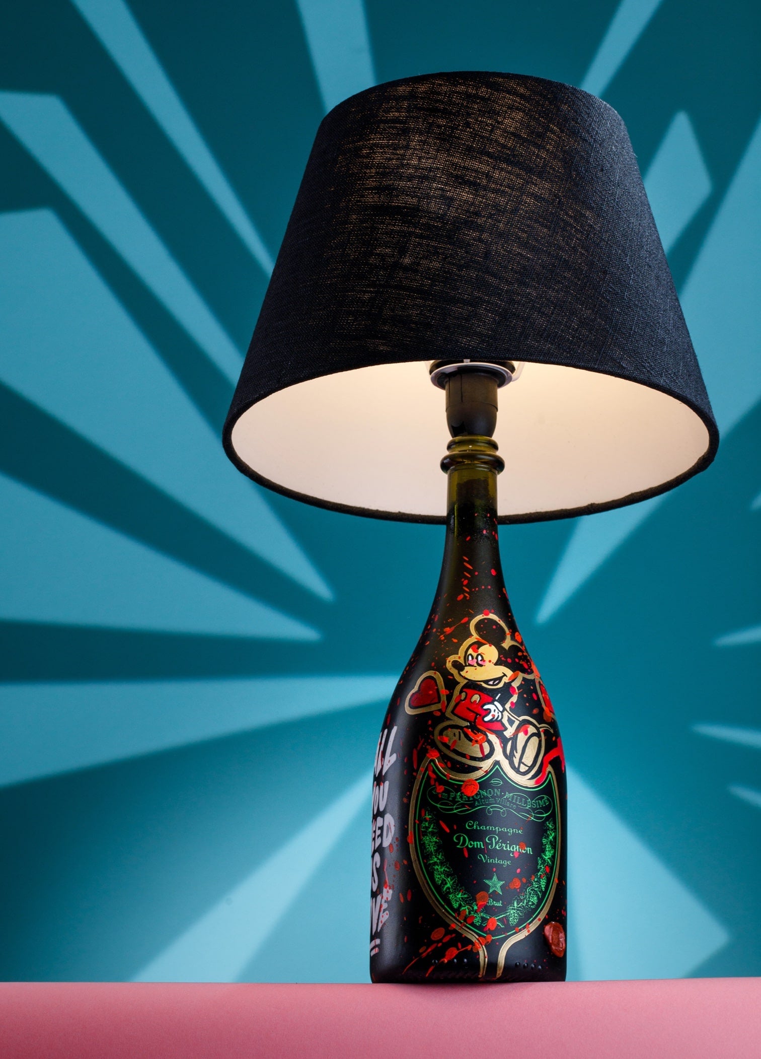 Handpainted Illuminous "All you need is love" #7