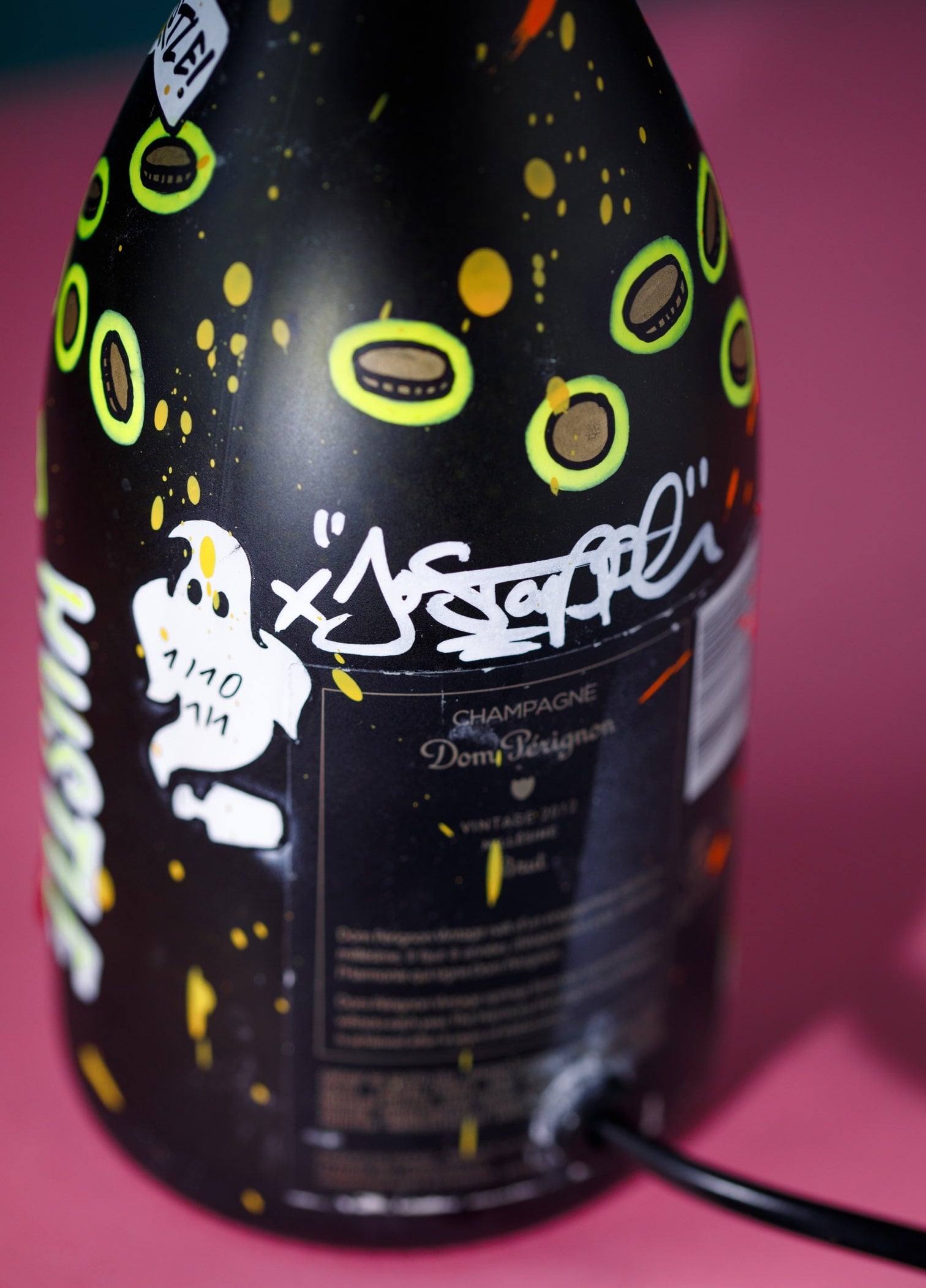 Handpainted Illuminous "Hustle" #1
